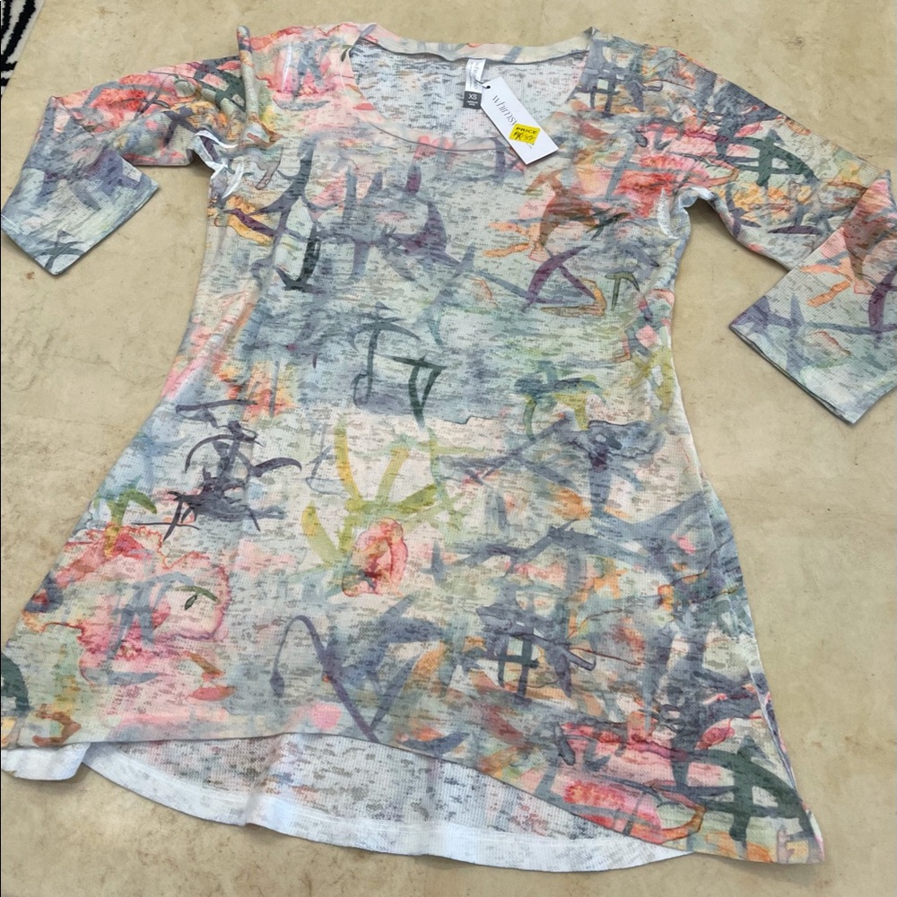 WHIMSY ROSE HI-LO THERMAL TUNIC